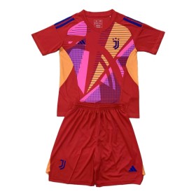 Juventus Brankářské Domácí 2024-25 - Dětské Fotbalové Dresy (S/S)